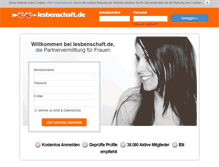 Tablet Screenshot of lesbenschaft.de